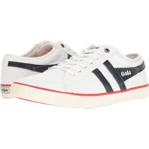 Gola Mens Comet Sneakers EU 43 US 10 White Navy Red Canvas NIB